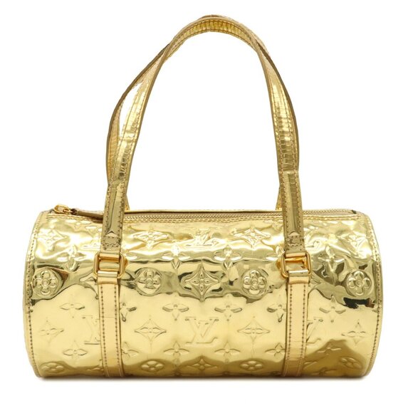 Authentic LOUIS VUITTON Limited Edition Gold Papillon Monogram Shoulder Bag LV - Picture 1 of 13